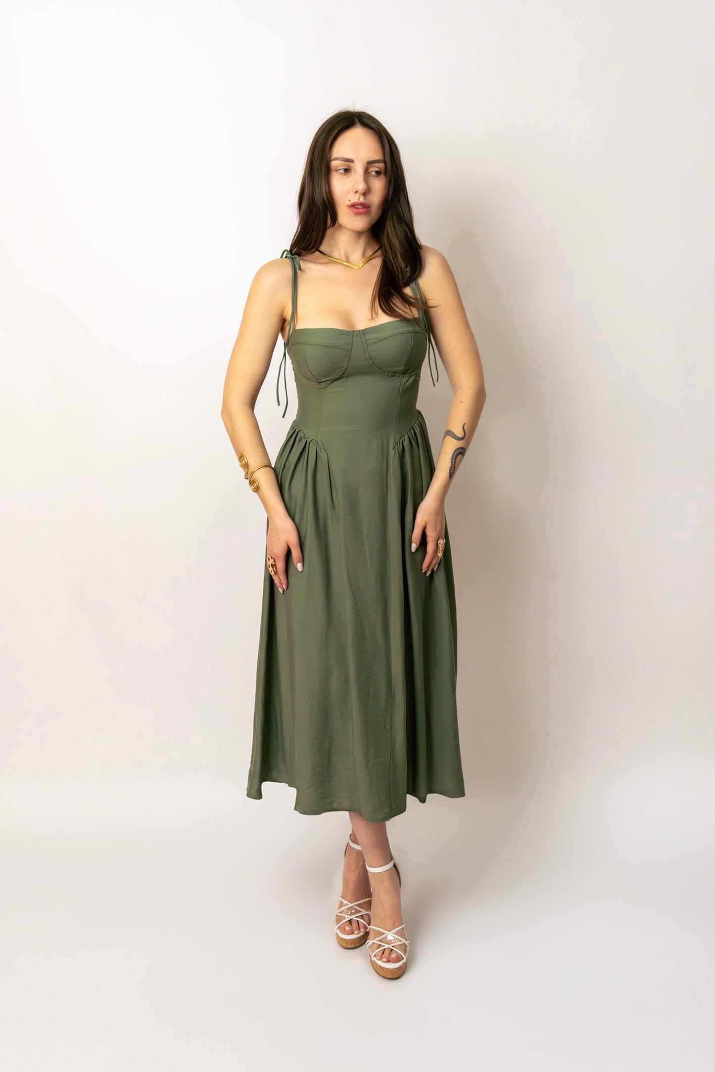ABITO MIDI BUSTIER