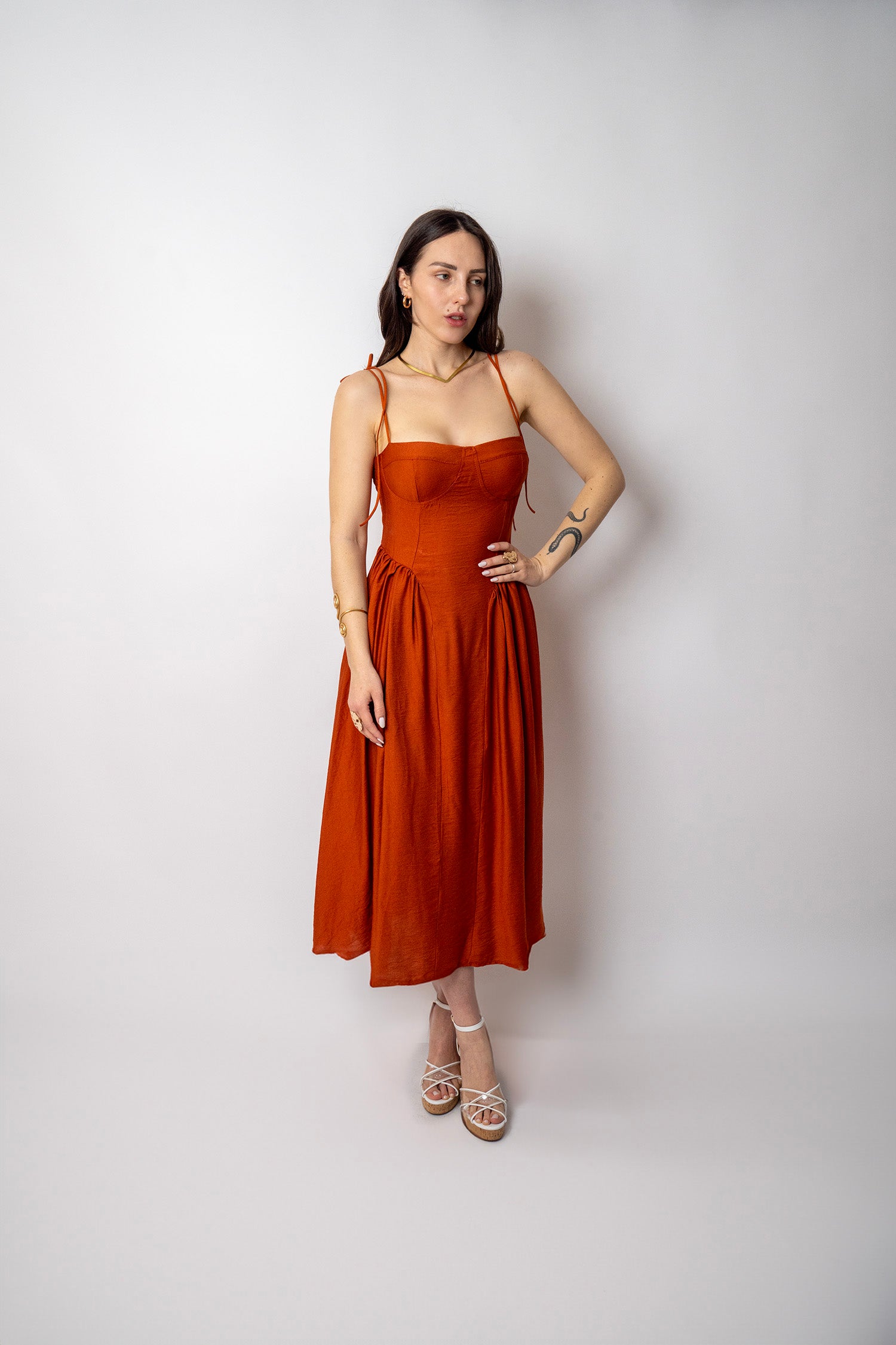 ABITO MIDI BUSTIER