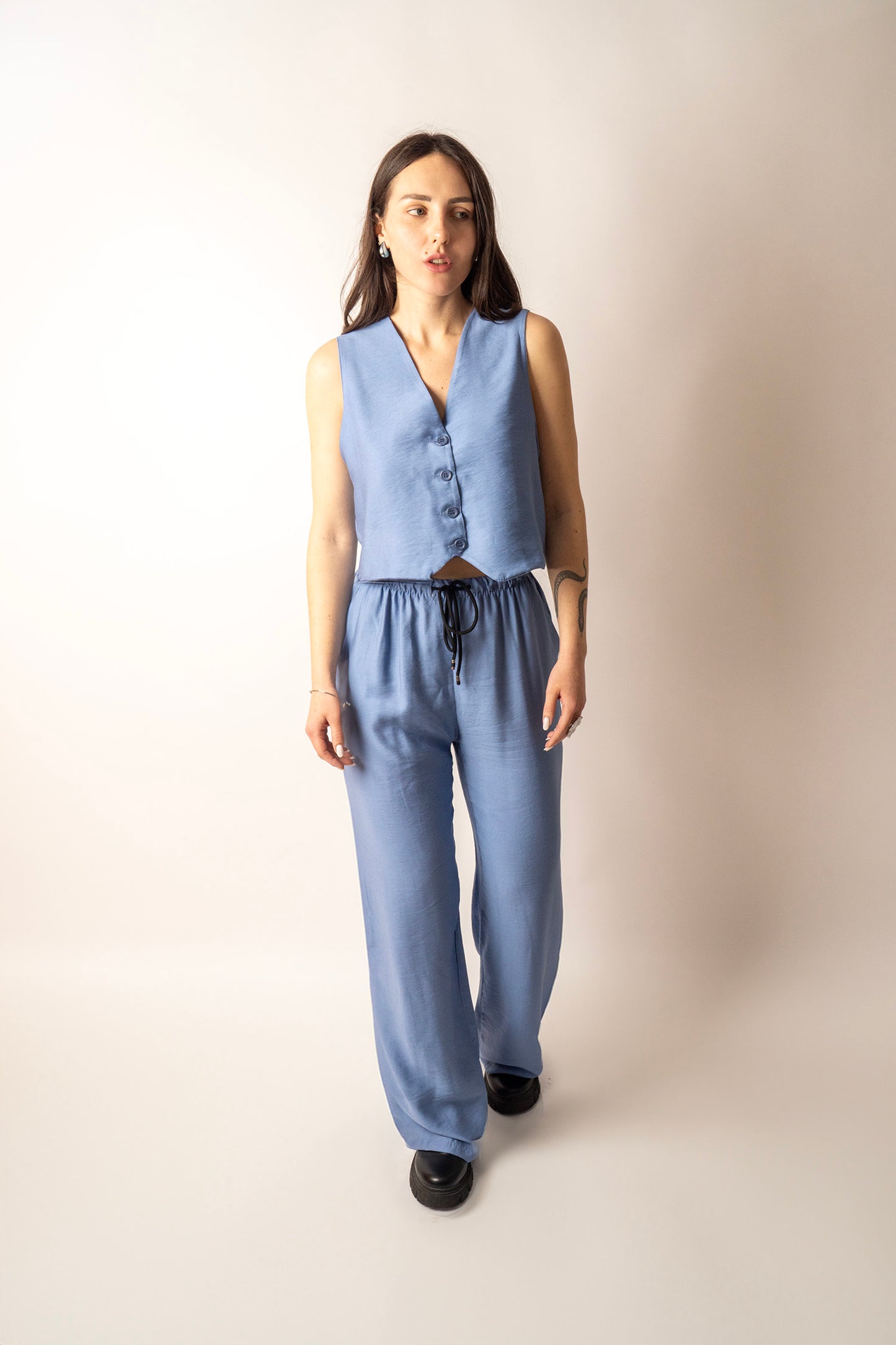 COORD-SET GILET E PANTALONE