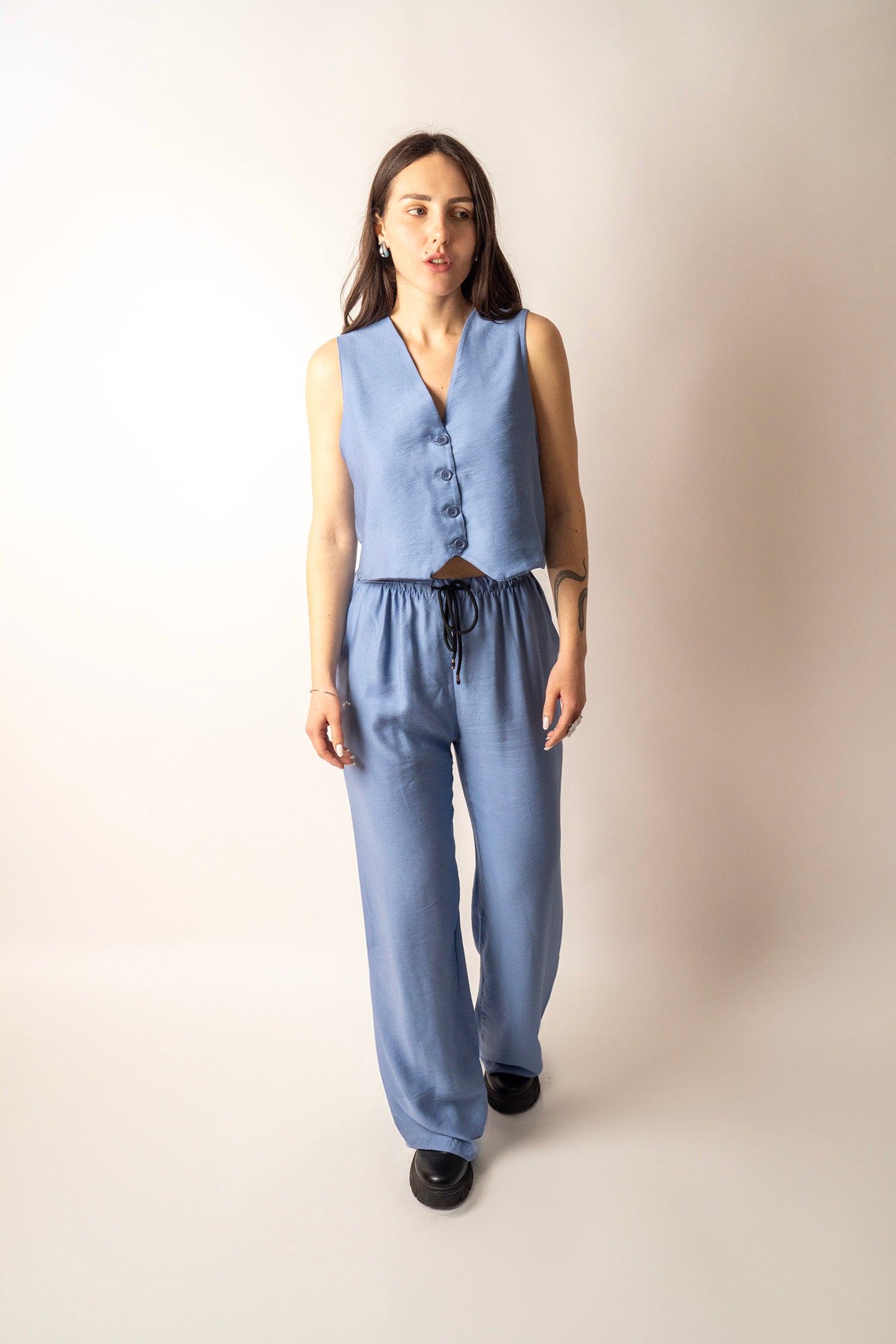 COORD-SET GILET E PANTALONE
