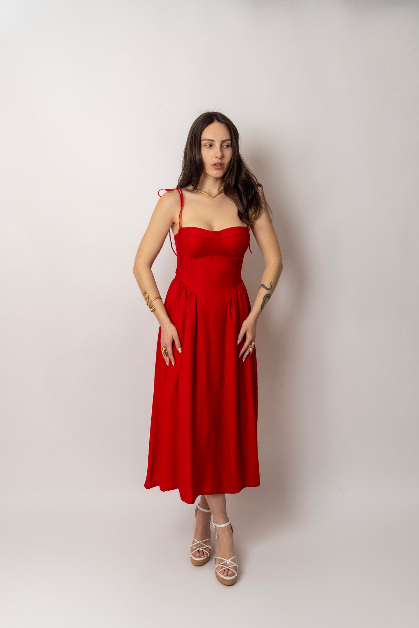 ABITO MIDI BUSTIER