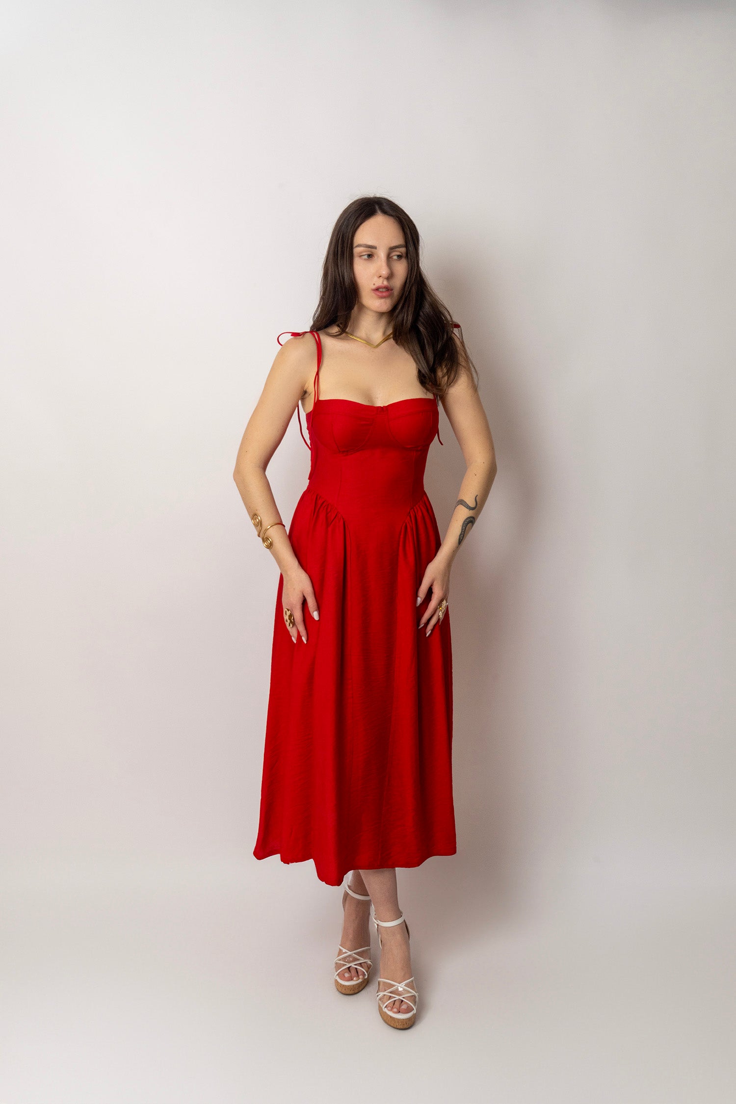 ABITO MIDI BUSTIER