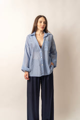 CAMICIA SEMIVELATA