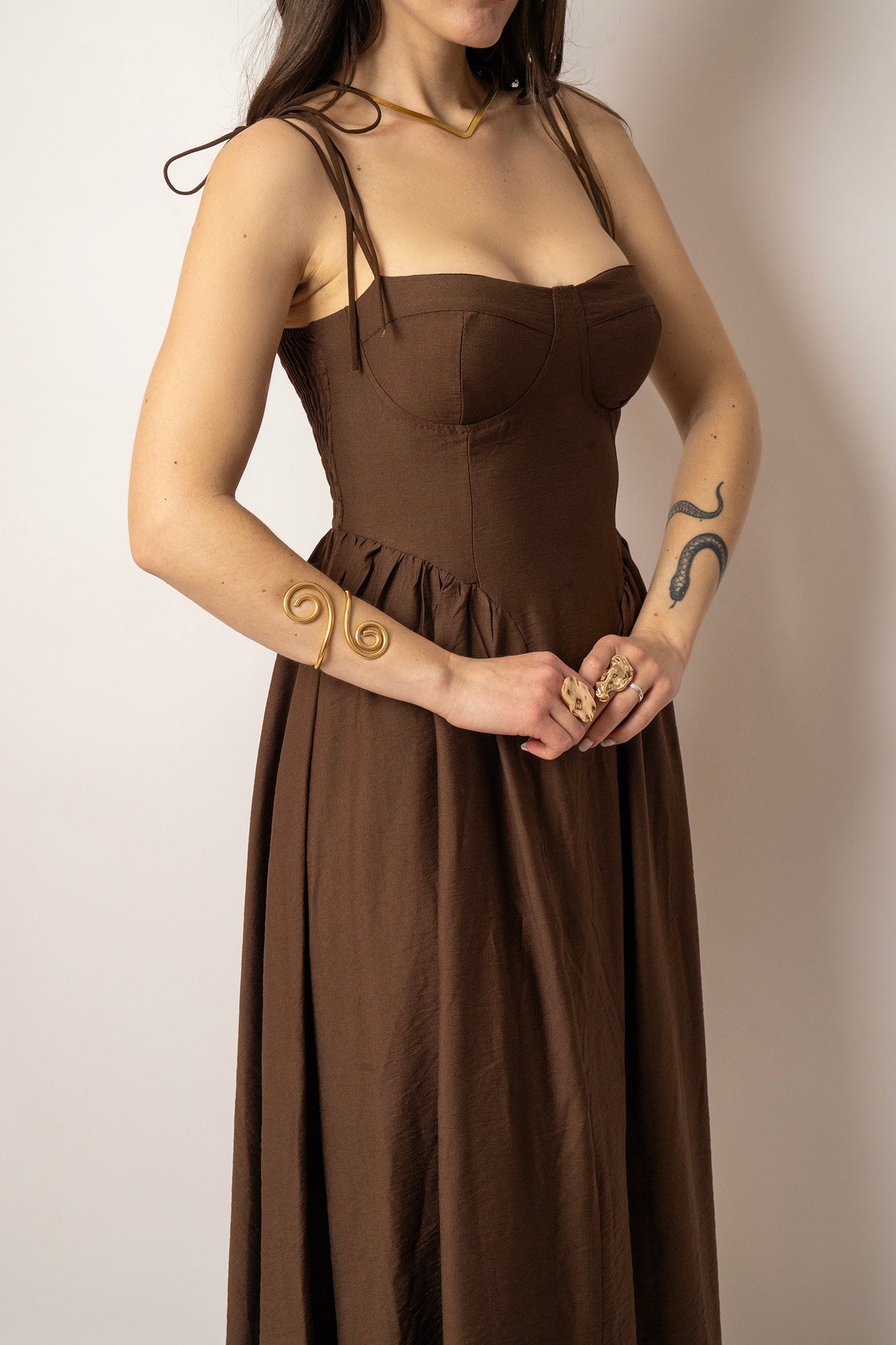 ABITO MIDI BUSTIER