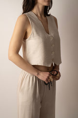 COORD-SET GILET E PANTALONE