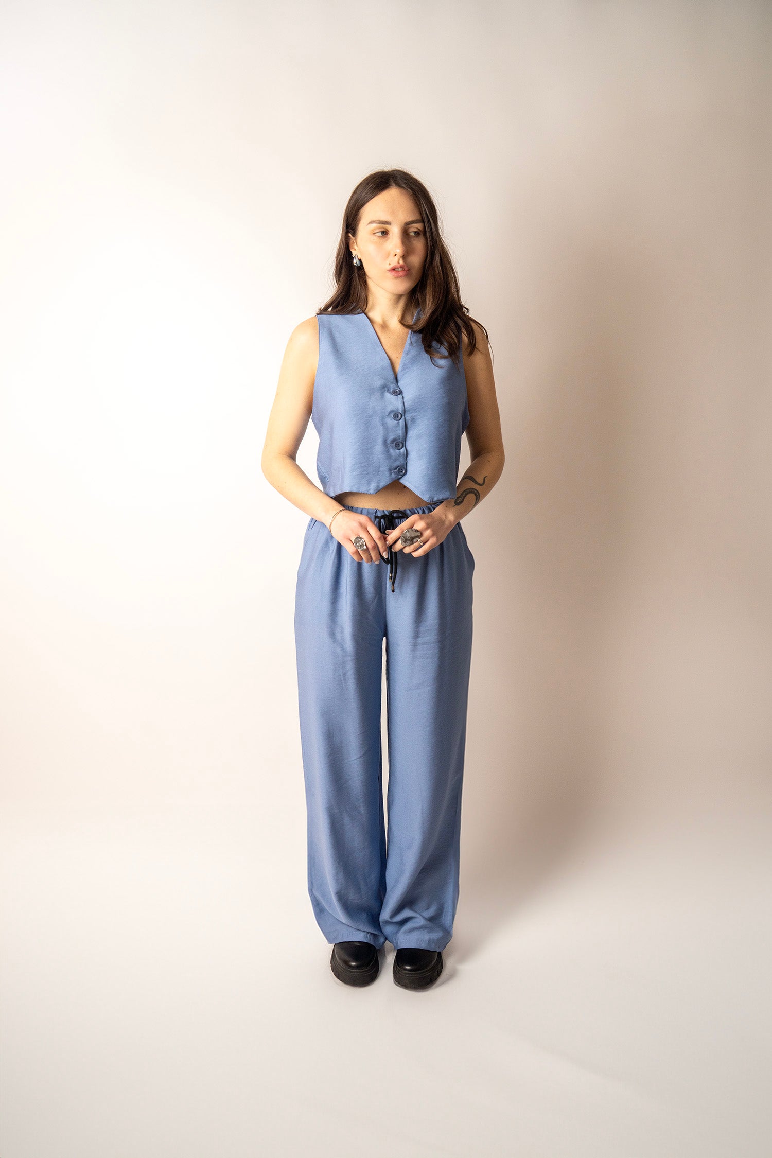 COORD-SET GILET E PANTALONE