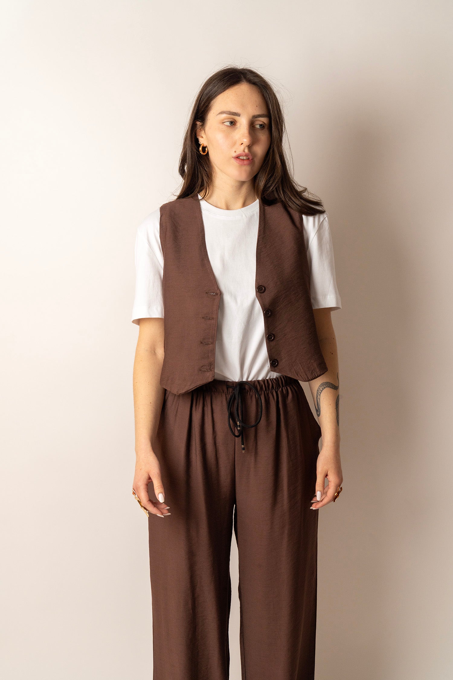 COORD-SET GILET E PANTALONE