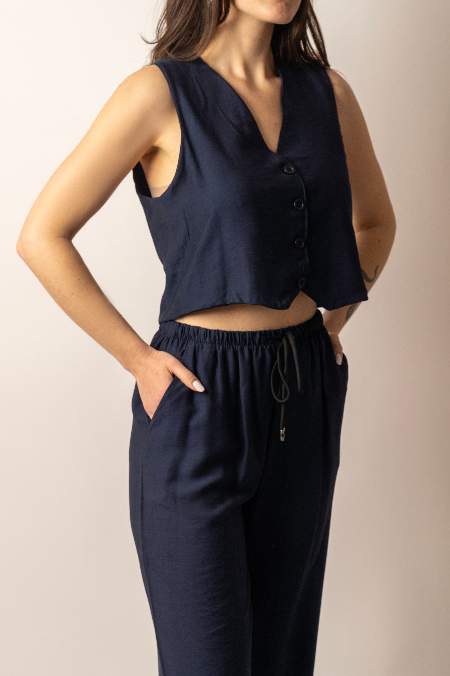COORD-SET GILET E PANTALONE